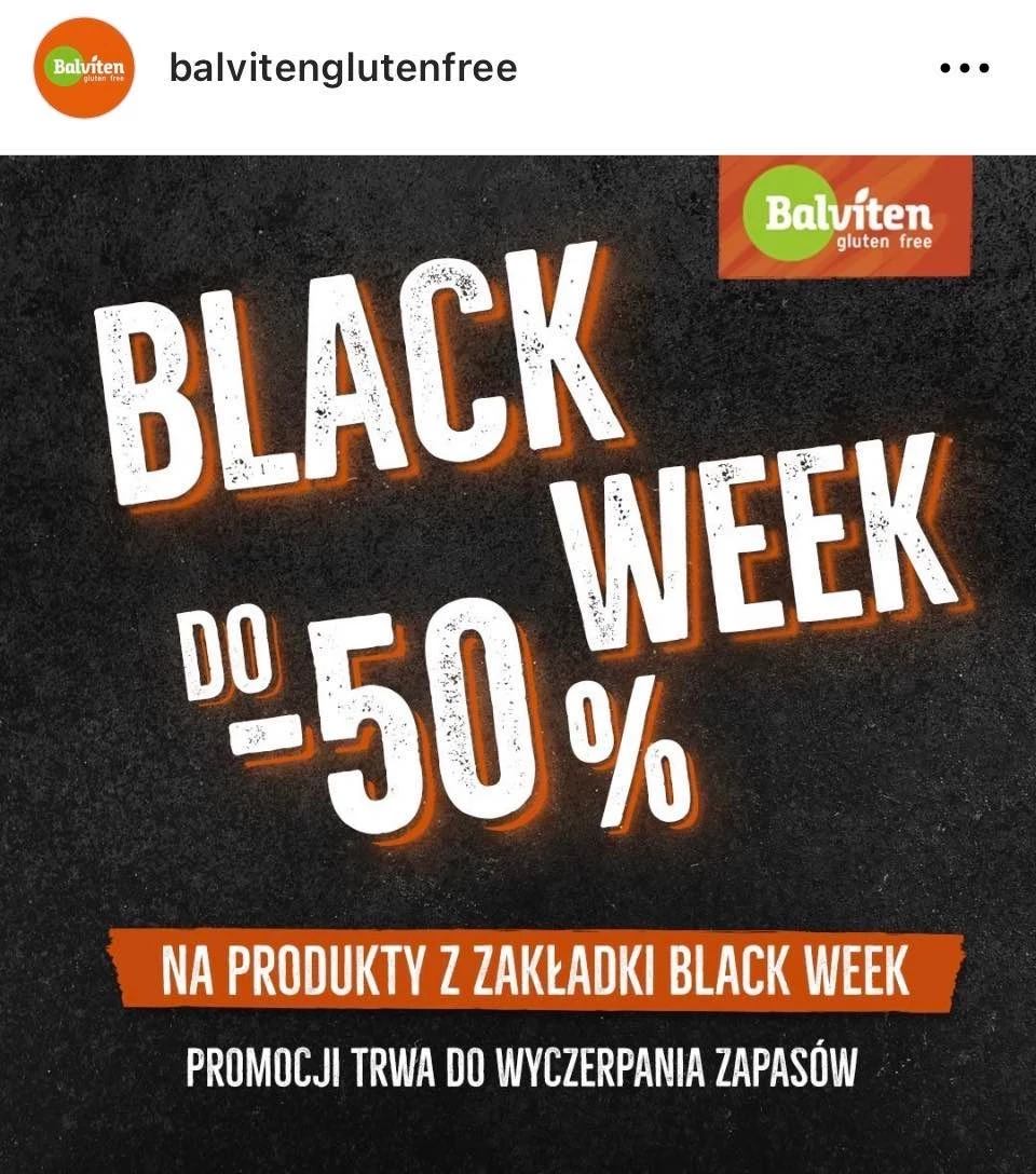 Balviten - osobna kategoria: Black Week