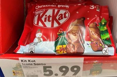 KitKat bezglutenowe czekoladki Mikołaje 1