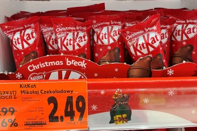 KitKat bezglutenowe czekoladki Mikołaje 2
