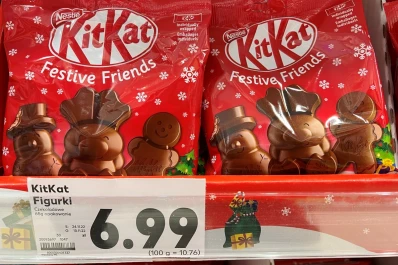 KitKat bezglutenowe czekoladki Mikołaje 3