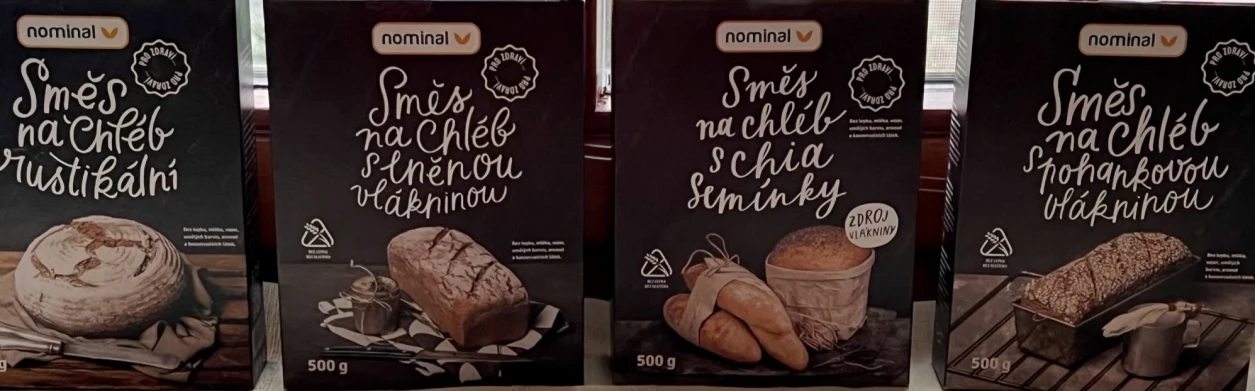 czeskie mieszanki bezglutenowe Nominal na chleb i bulki