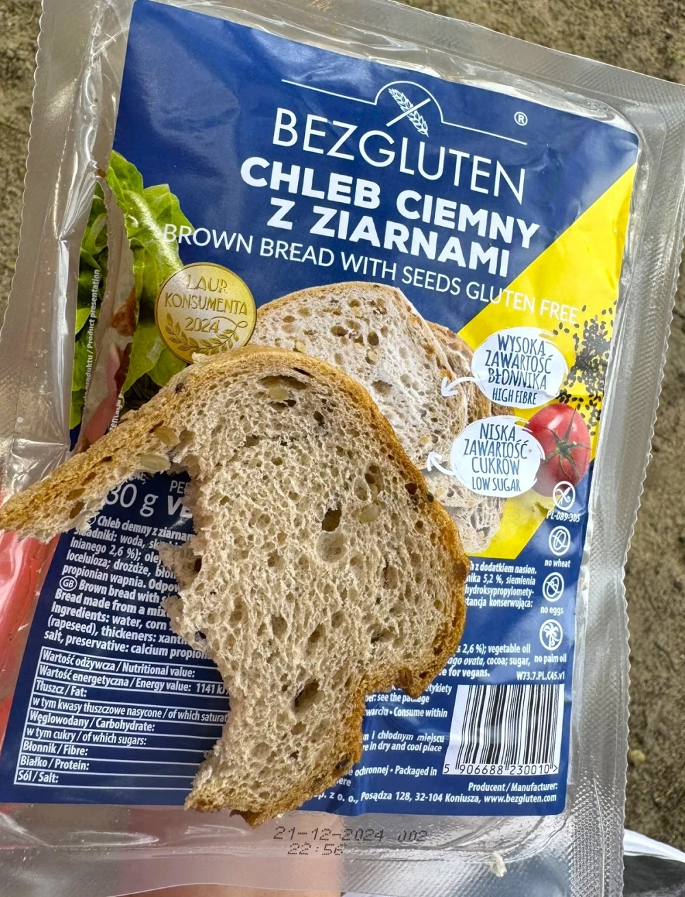 Ile kosztuje bezglutenowy chleb  w Biedronce?