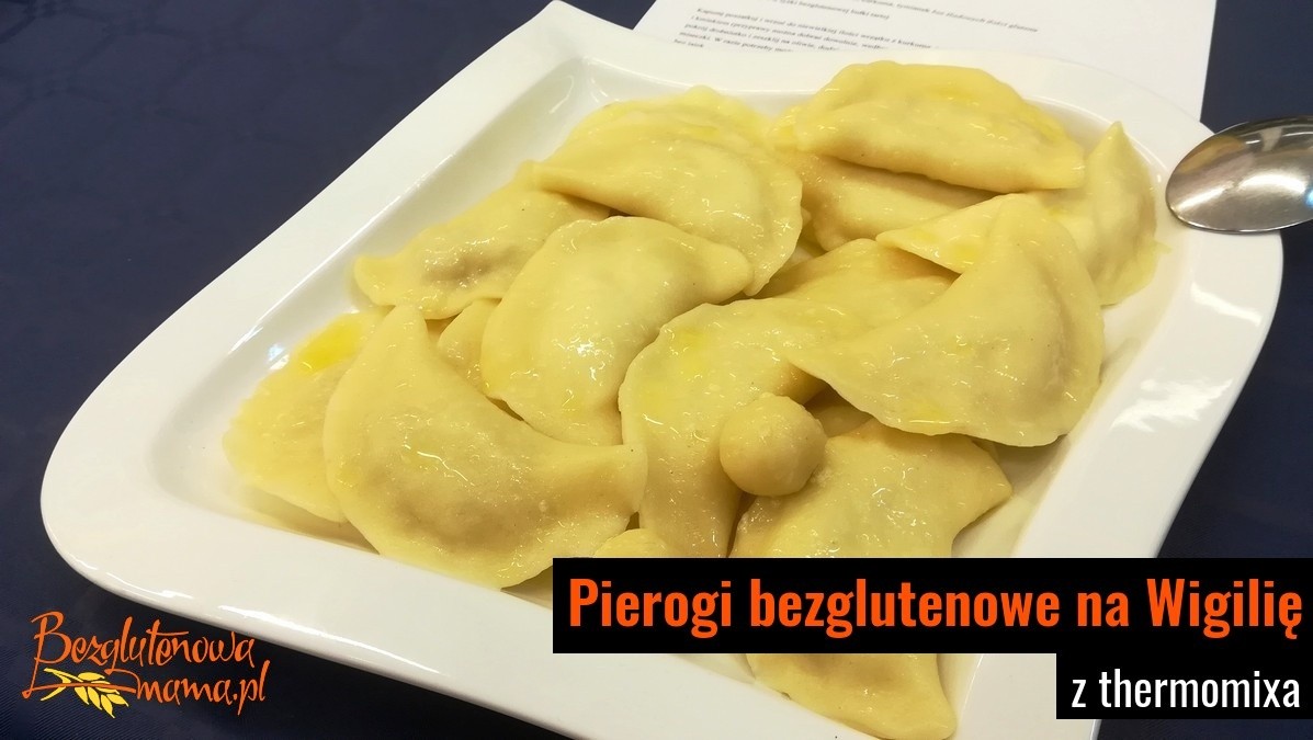 Ciasto na bezglutenowe pierogi na Wigilię z thermomixa