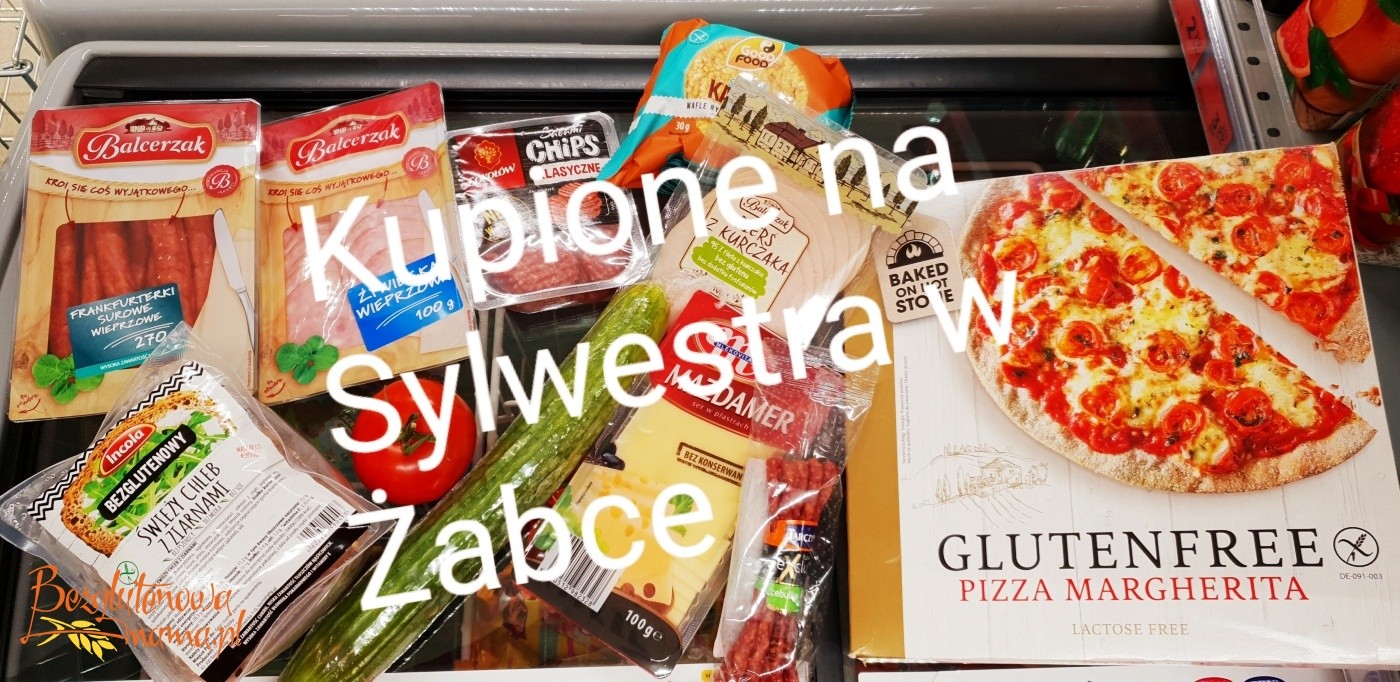 Szybkie zakupy bezglutenowe na Sylwestra 2018 w marketach