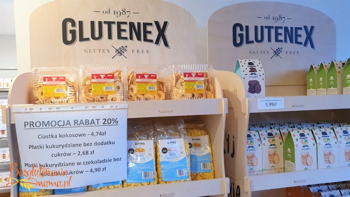 Nowy sklep Glutenexu bardziej przyjazny klientom na diecie