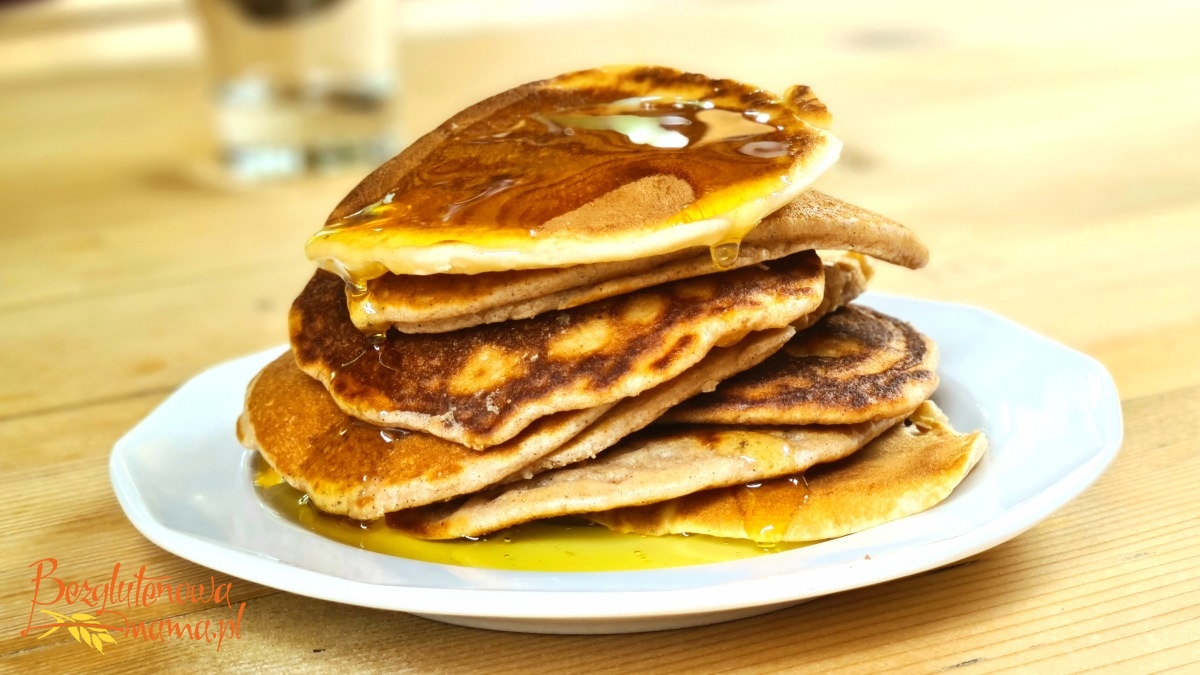 Puszyste pancakes bezglutenowe z cynamonem prosty przepis