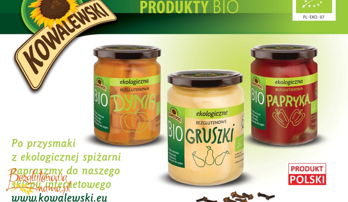 Nowy sklep z żywnością bezglutenową KOWALEWSKI BIO