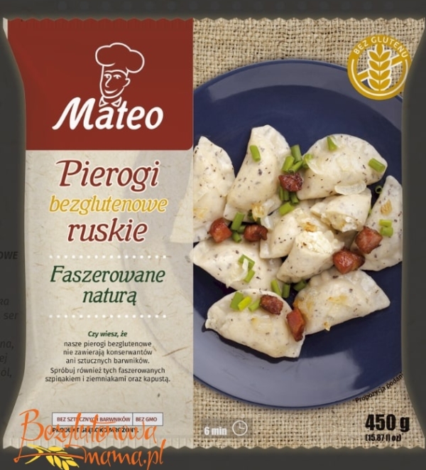 Mateo jedyne w Europie mrożone pierogi bezglutenowe marketach